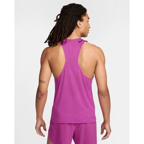 Nike Aeroswift Dri-Fit ADV Running Singlet Hot Fuchsia FN4231-518 Men's XXL NEW - Picture 6 of 15